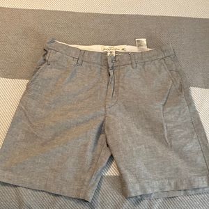 H&M Gray Flat Front Men Shorts